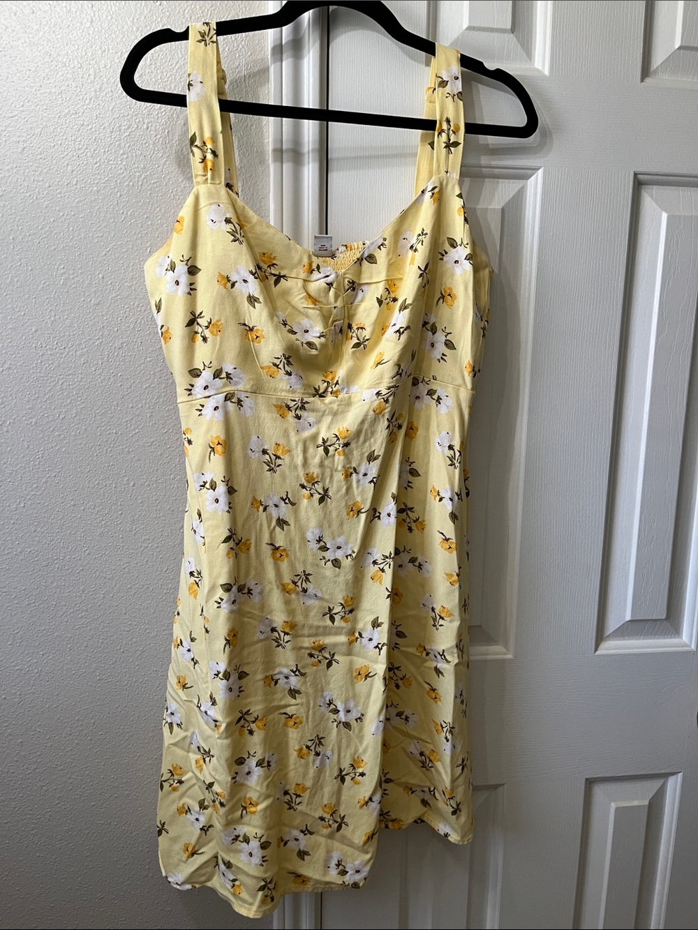 Old Navy Yellow Floral Mini Dress